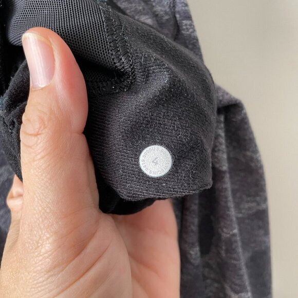 Lululemon Ready To Rulu Pant *Updated Camo Print Activewear Jogger Black Gray 4 - Picture 9 of 9